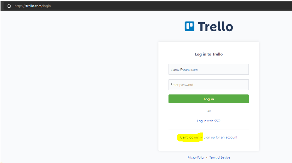 Trello Login